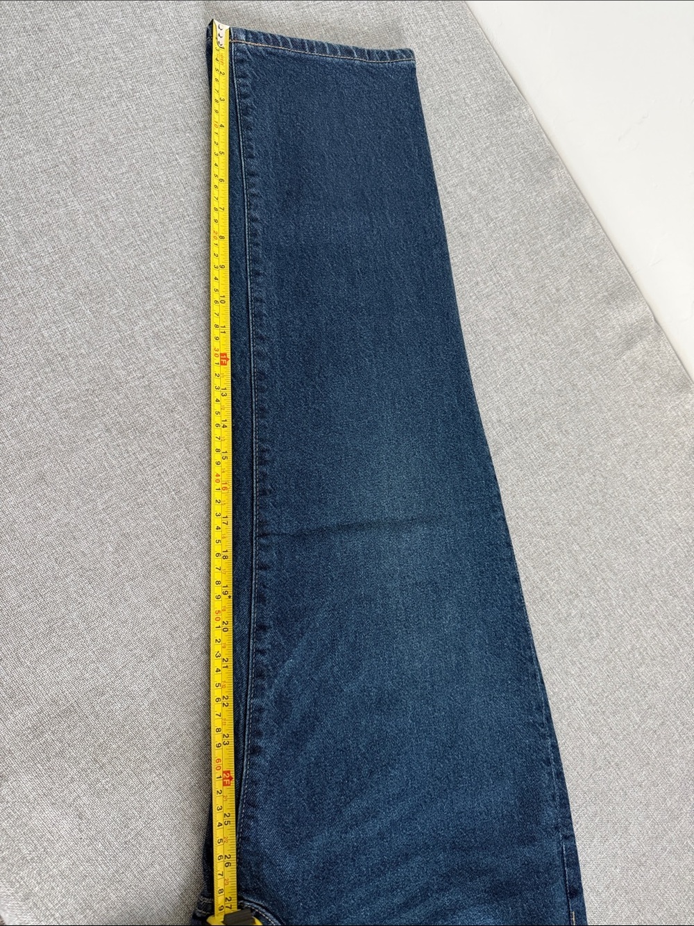 Express straight ankle, high-rise stretch, jeans - Picture 11 of 11
